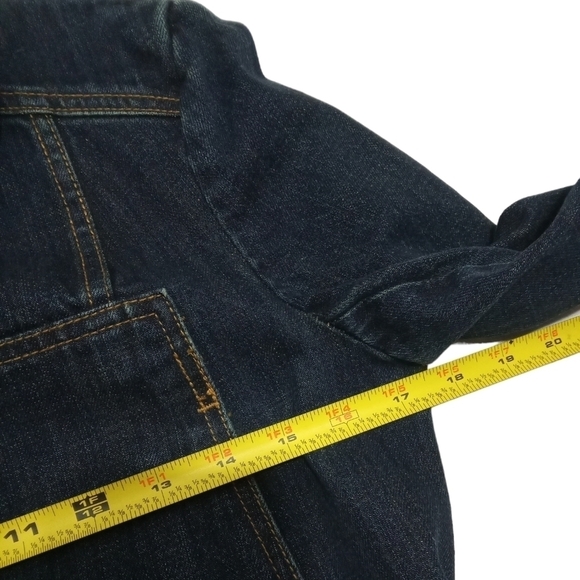 Free People Denim Button Front Pocket Mini Dress Size XS - Picture 6 of 9